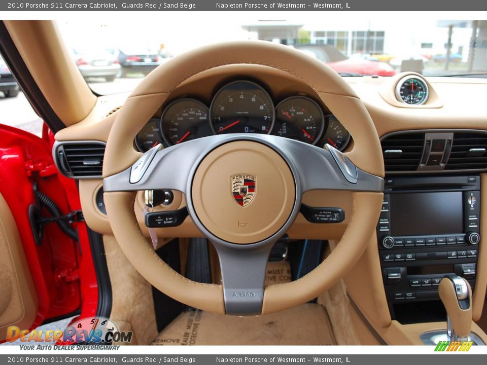 2010 Porsche 911 Carrera Cabriolet Guards Red / Sand Beige Photo #11