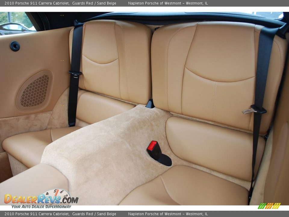 2010 Porsche 911 Carrera Cabriolet Guards Red / Sand Beige Photo #17
