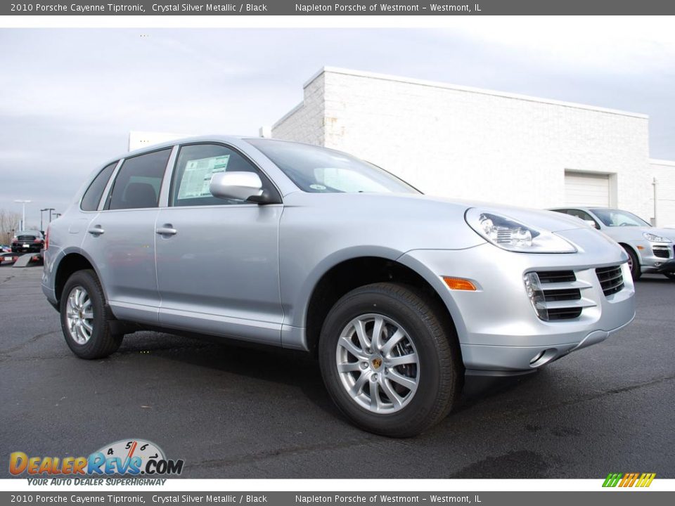 2010 Porsche Cayenne Tiptronic Crystal Silver Metallic / Black Photo #1