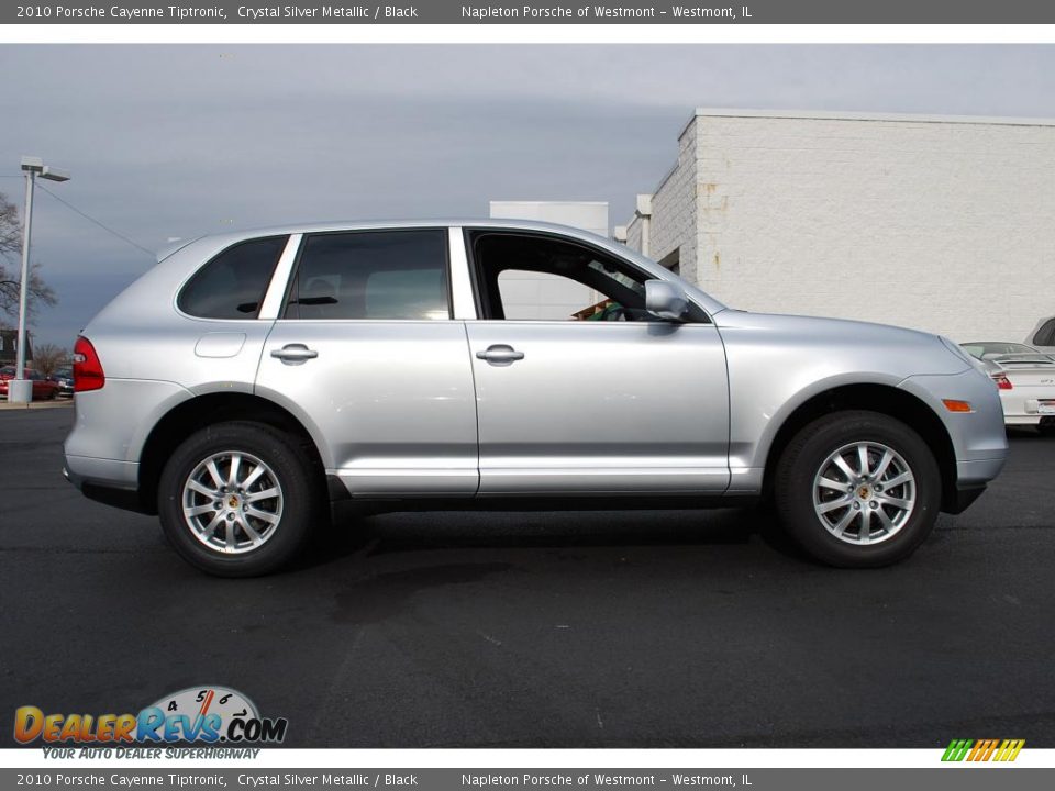 2010 Porsche Cayenne Tiptronic Crystal Silver Metallic / Black Photo #3