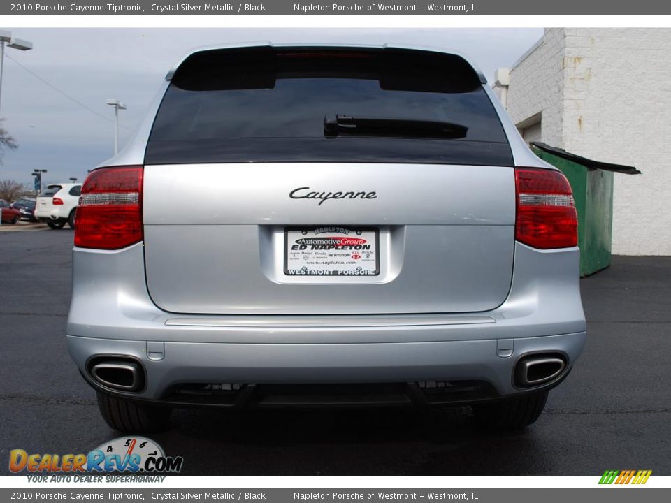 2010 Porsche Cayenne Tiptronic Crystal Silver Metallic / Black Photo #5