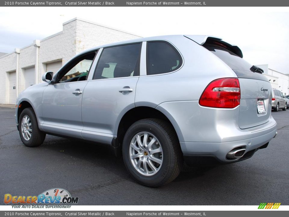 2010 Porsche Cayenne Tiptronic Crystal Silver Metallic / Black Photo #6