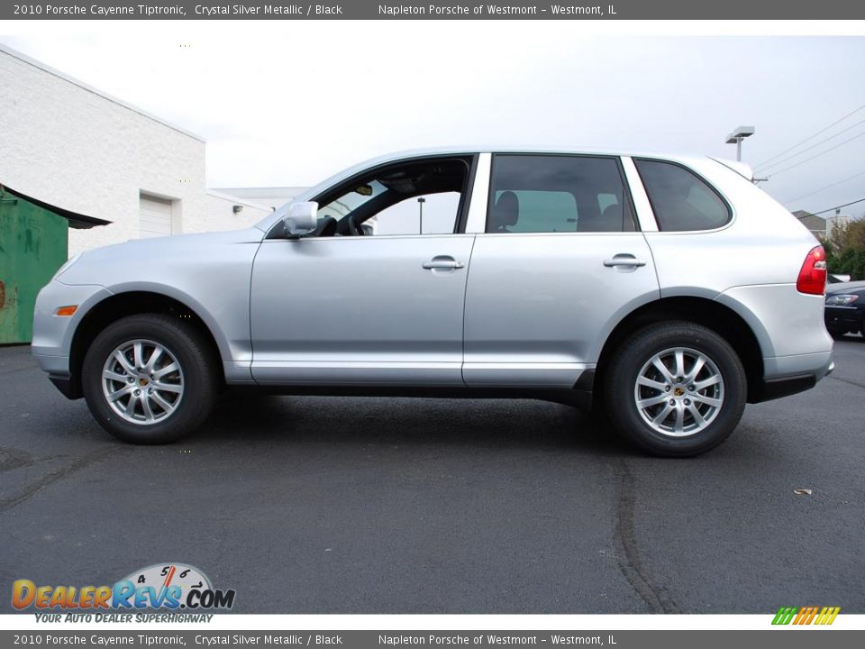 2010 Porsche Cayenne Tiptronic Crystal Silver Metallic / Black Photo #7