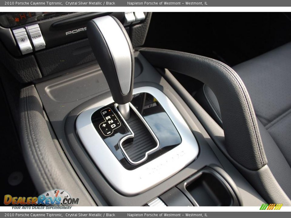 2010 Porsche Cayenne Tiptronic Crystal Silver Metallic / Black Photo #11
