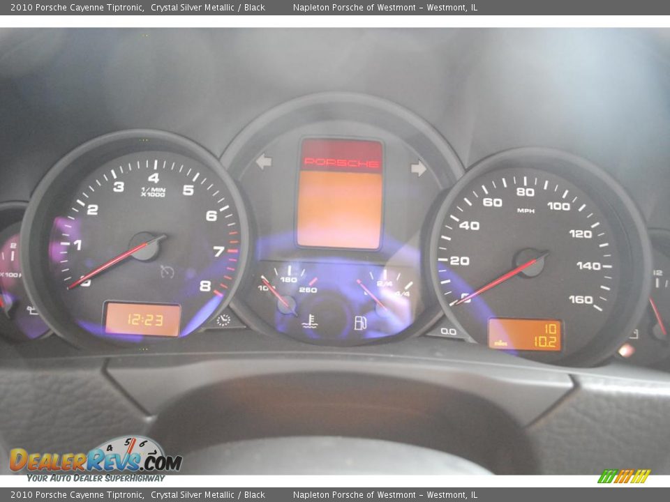 2010 Porsche Cayenne Tiptronic Crystal Silver Metallic / Black Photo #12