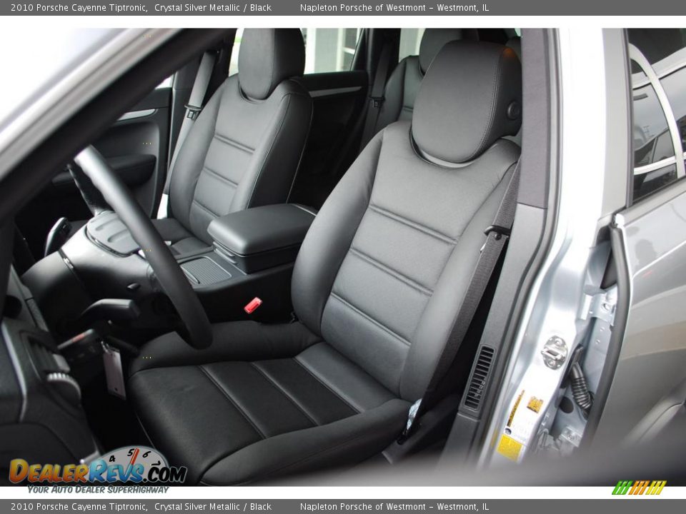 2010 Porsche Cayenne Tiptronic Crystal Silver Metallic / Black Photo #13