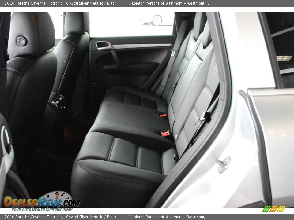 2010 Porsche Cayenne Tiptronic Crystal Silver Metallic / Black Photo #14