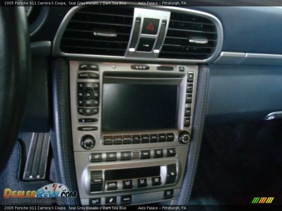 2005 Porsche 911 Carrera S Coupe Seal Grey Metallic / Dark Sea Blue Photo #18