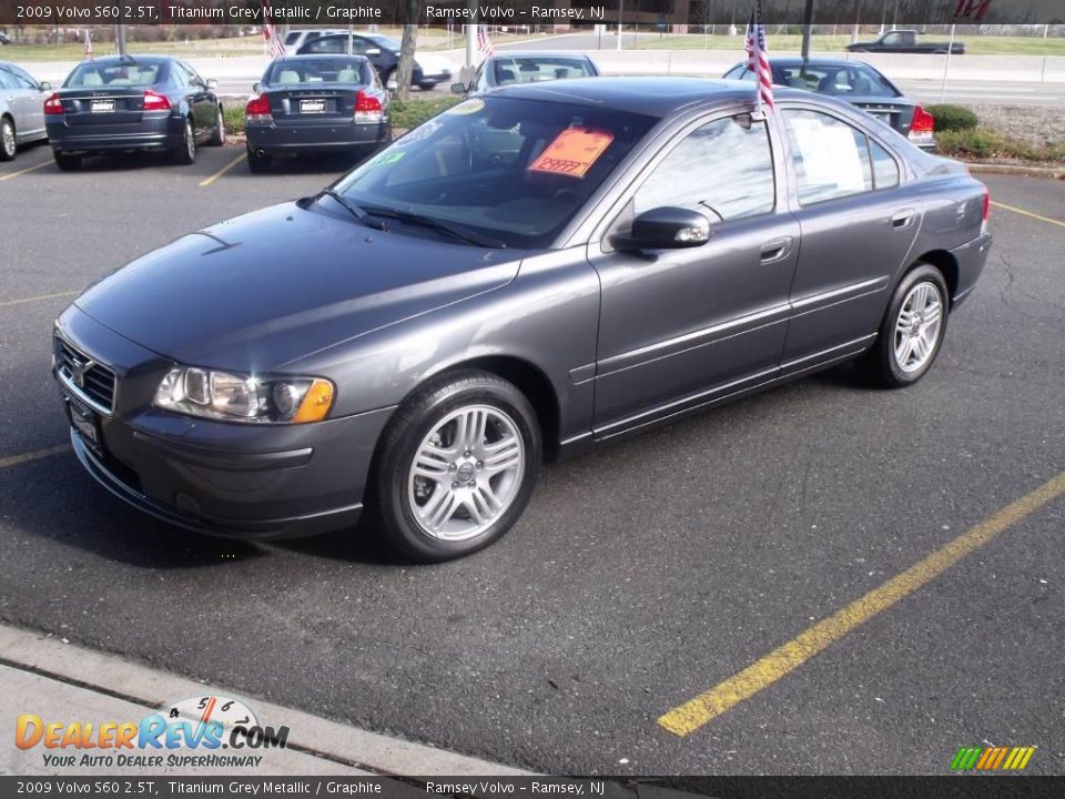 2009 Volvo S60 2.5T Titanium Grey Metallic / Graphite Photo #1