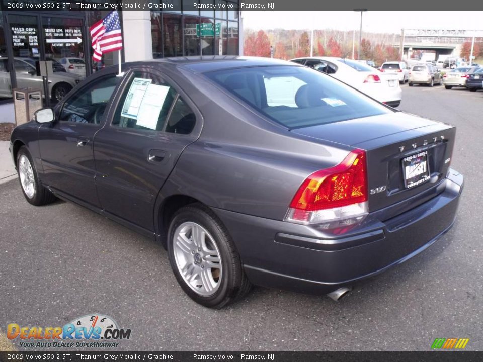 2009 Volvo S60 2.5T Titanium Grey Metallic / Graphite Photo #3