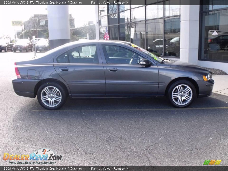 2009 Volvo S60 2.5T Titanium Grey Metallic / Graphite Photo #6