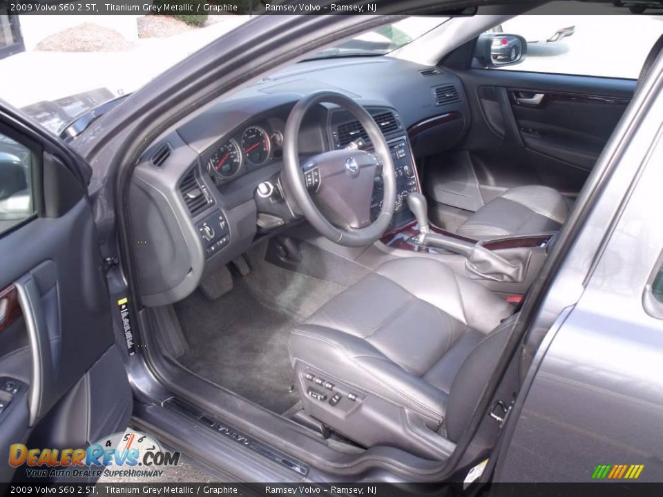 2009 Volvo S60 2.5T Titanium Grey Metallic / Graphite Photo #10