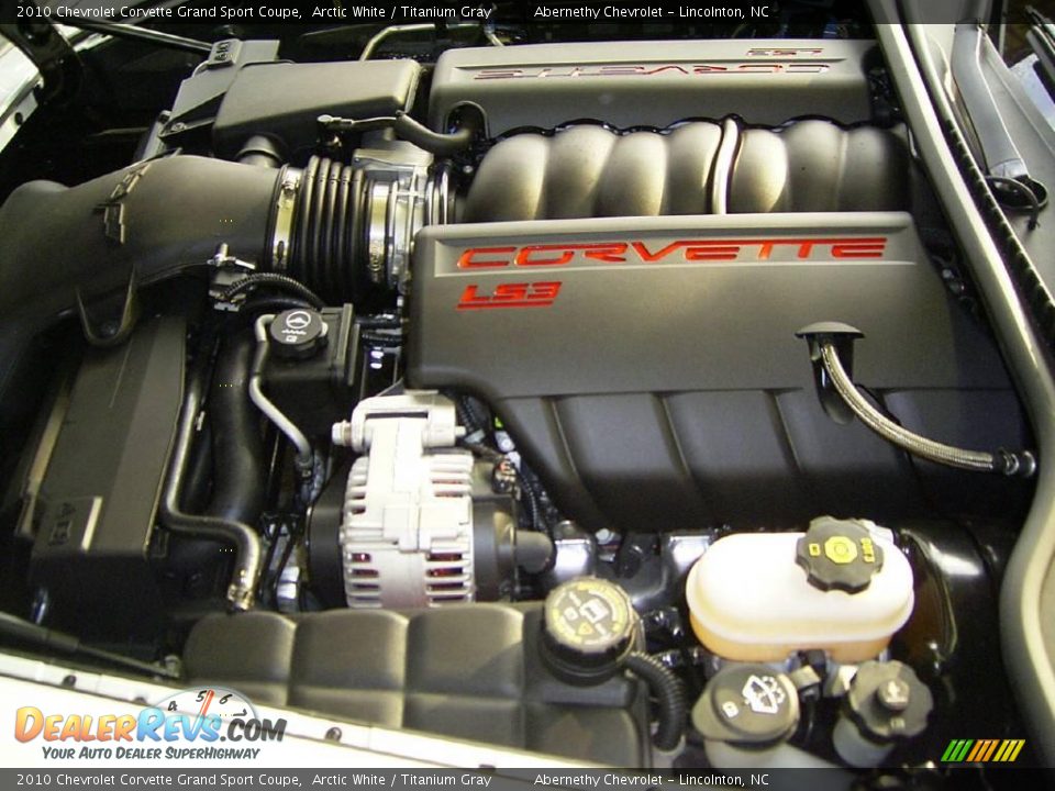 2010 Chevrolet Corvette Grand Sport Coupe Arctic White / Titanium Gray Photo #18