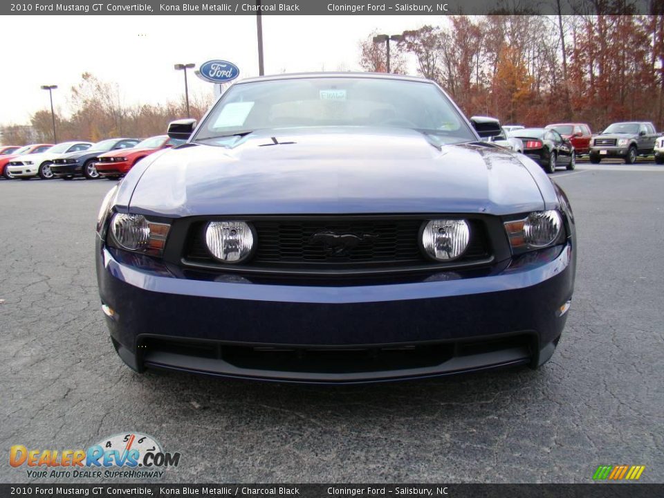 2010 Ford Mustang GT Convertible Kona Blue Metallic / Charcoal Black Photo #7
