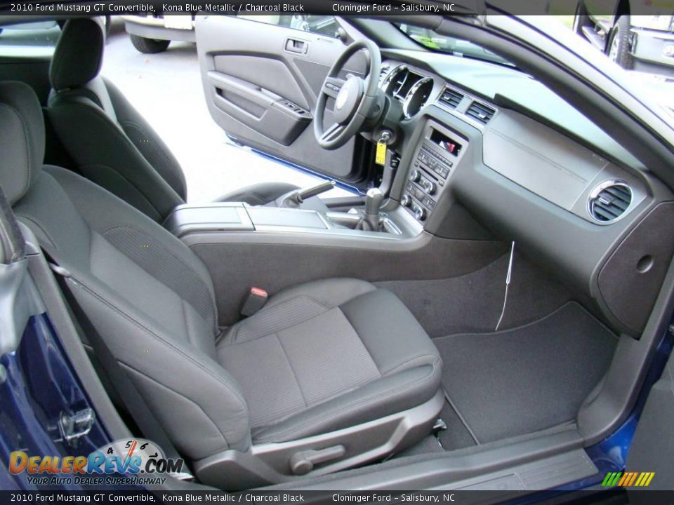 2010 Ford Mustang GT Convertible Kona Blue Metallic / Charcoal Black Photo #9