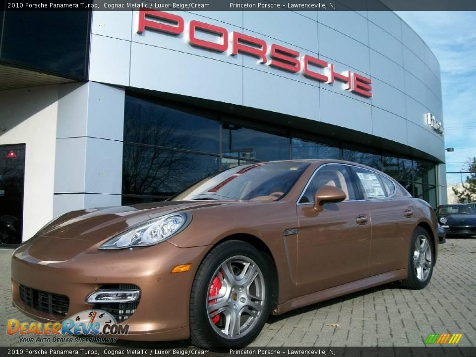 2010 Porsche Panamera Turbo Cognac Metallic / Luxor Beige/Cream Photo #1