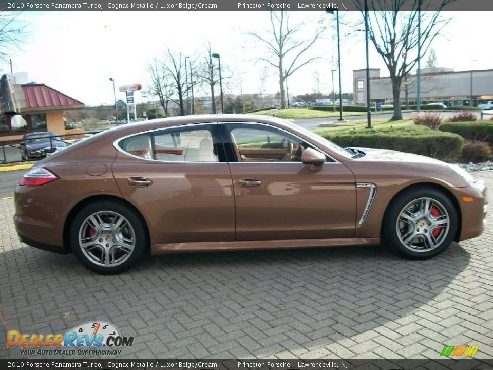2010 Porsche Panamera Turbo Cognac Metallic / Luxor Beige/Cream Photo #4