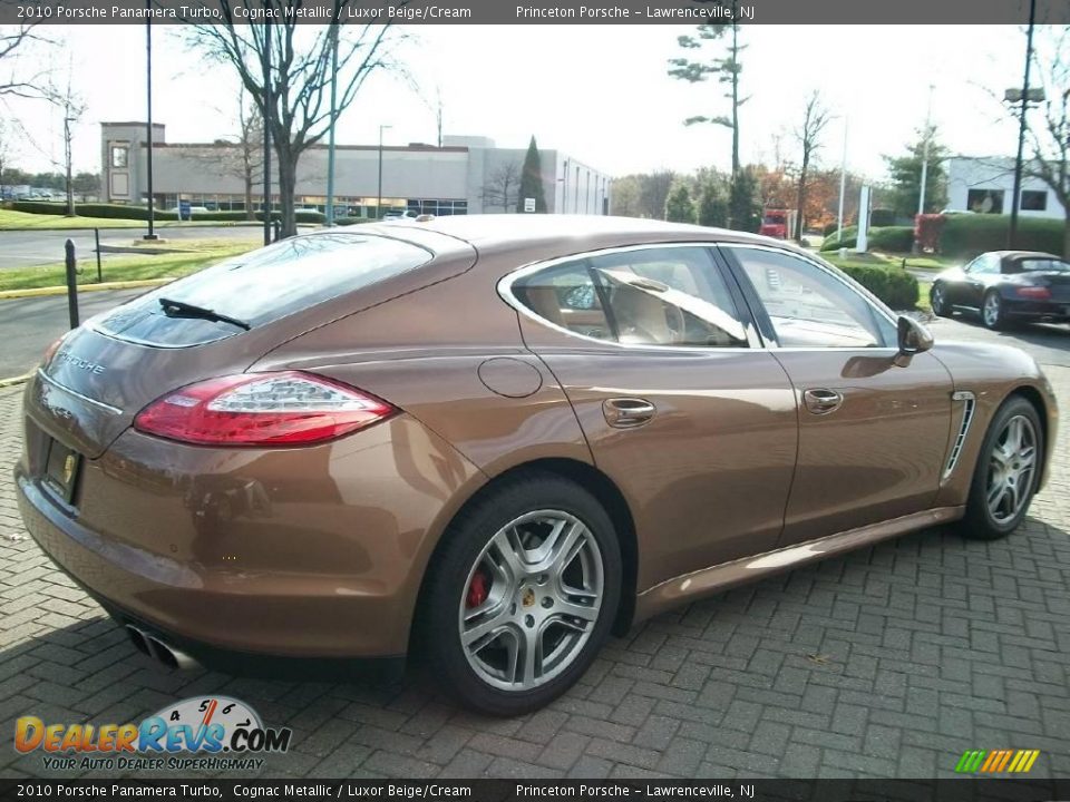 2010 Porsche Panamera Turbo Cognac Metallic / Luxor Beige/Cream Photo #5