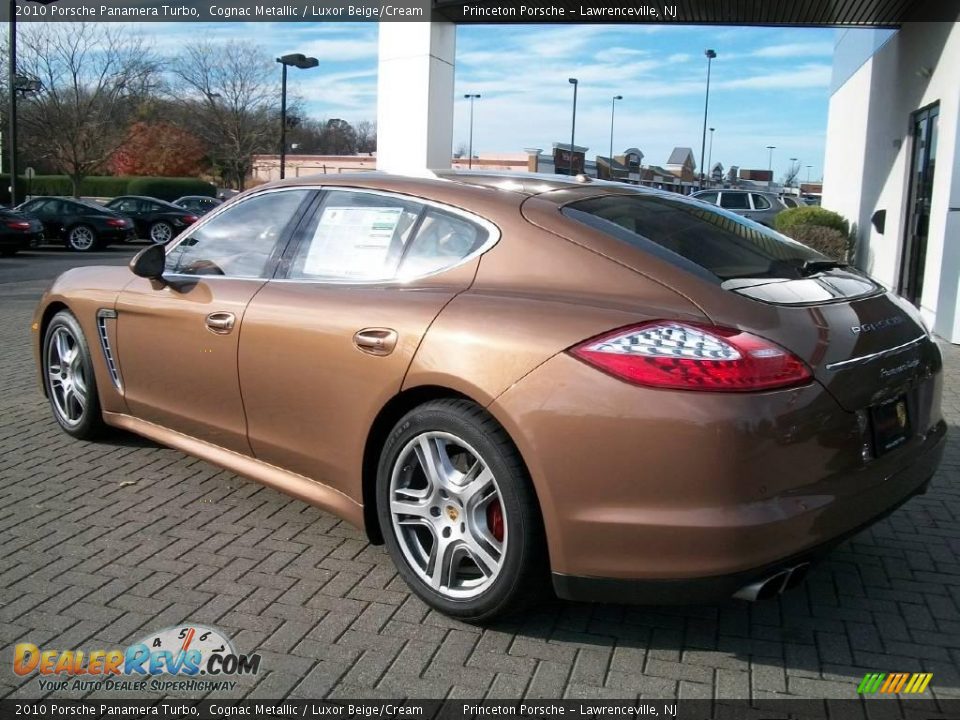 2010 Porsche Panamera Turbo Cognac Metallic / Luxor Beige/Cream Photo #7