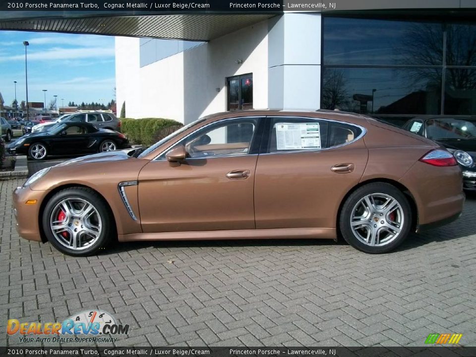 2010 Porsche Panamera Turbo Cognac Metallic / Luxor Beige/Cream Photo #8