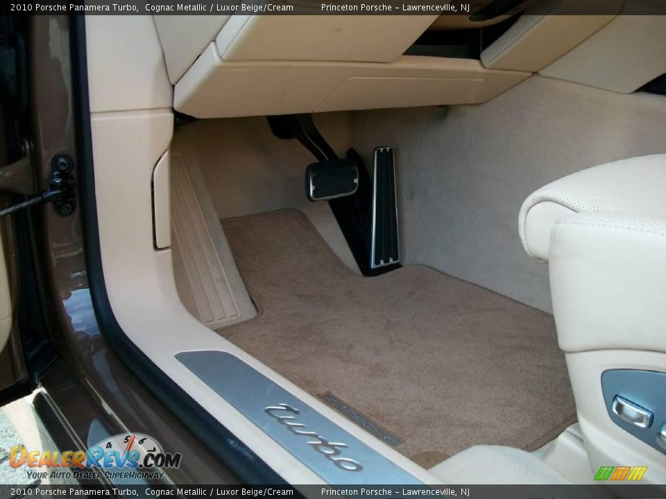 2010 Porsche Panamera Turbo Cognac Metallic / Luxor Beige/Cream Photo #14