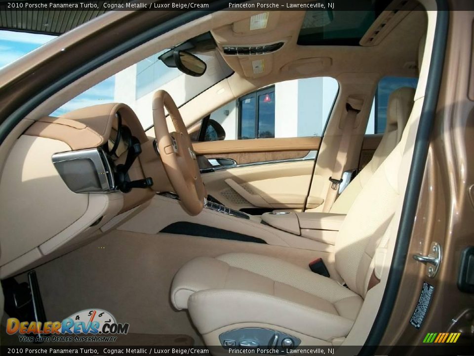 2010 Porsche Panamera Turbo Cognac Metallic / Luxor Beige/Cream Photo #16