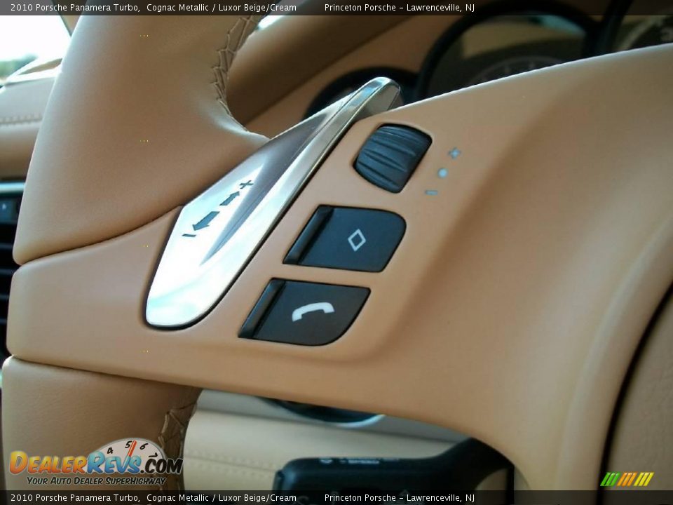 2010 Porsche Panamera Turbo Cognac Metallic / Luxor Beige/Cream Photo #19