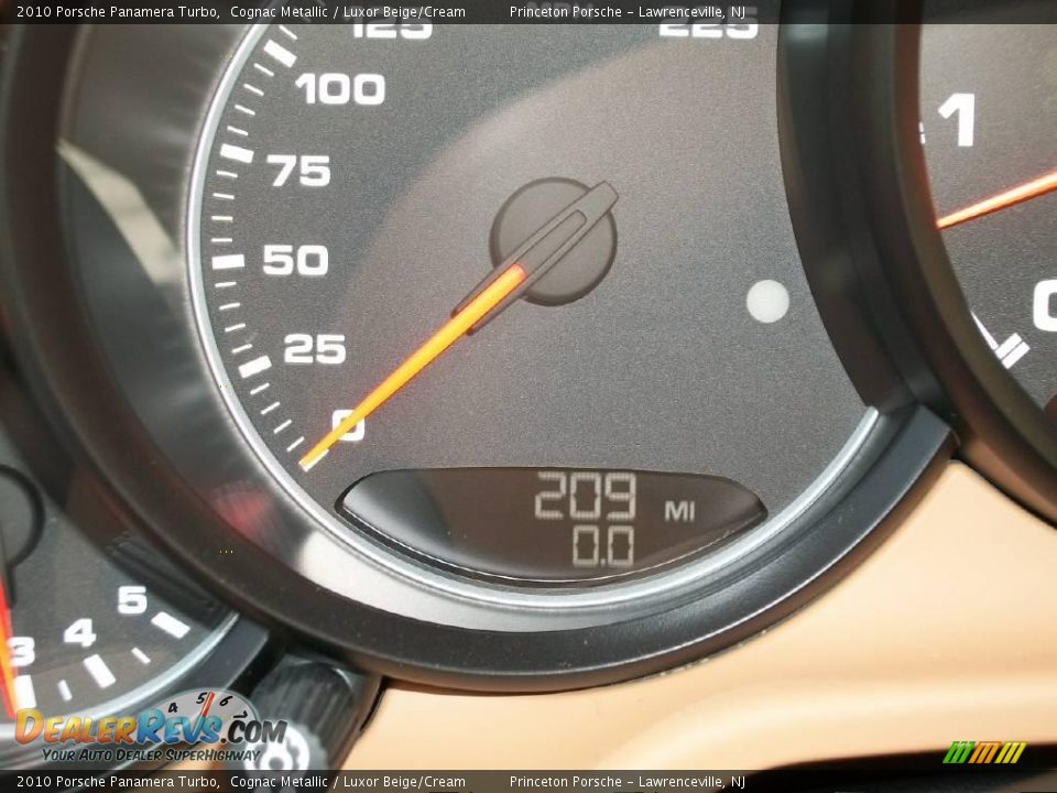 2010 Porsche Panamera Turbo Cognac Metallic / Luxor Beige/Cream Photo #21