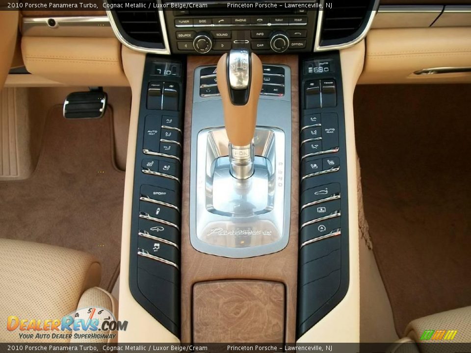 2010 Porsche Panamera Turbo Cognac Metallic / Luxor Beige/Cream Photo #22