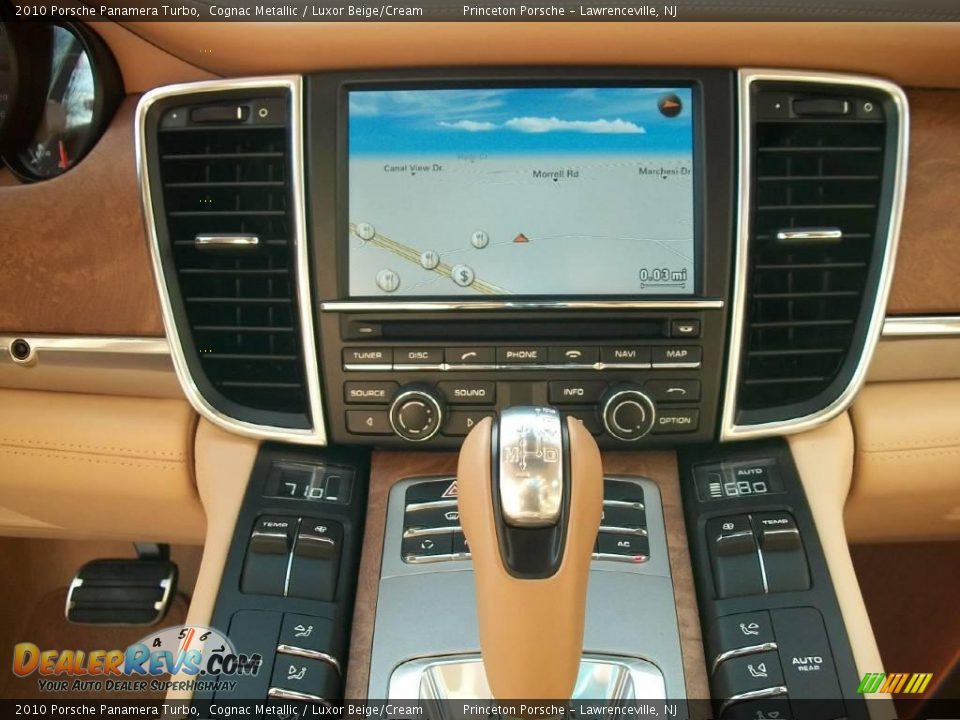 2010 Porsche Panamera Turbo Cognac Metallic / Luxor Beige/Cream Photo #23