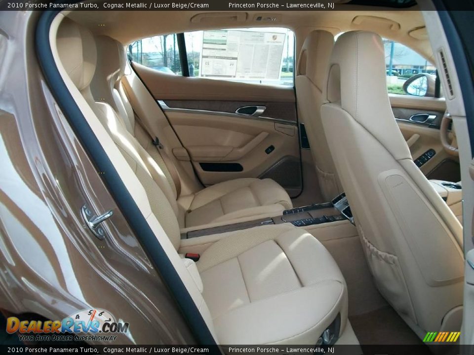 2010 Porsche Panamera Turbo Cognac Metallic / Luxor Beige/Cream Photo #27