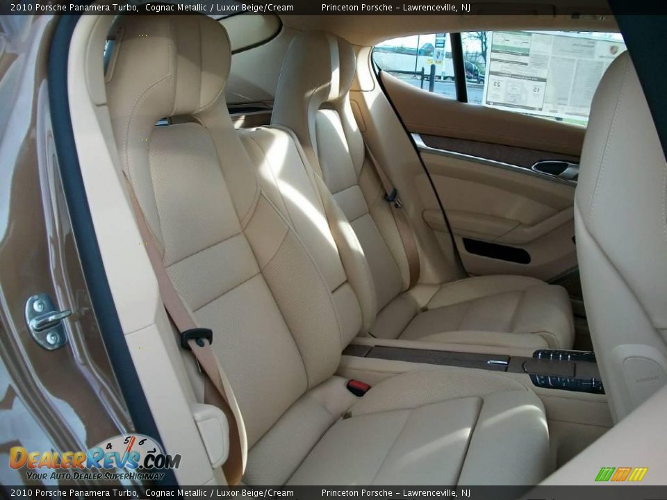 2010 Porsche Panamera Turbo Cognac Metallic / Luxor Beige/Cream Photo #28