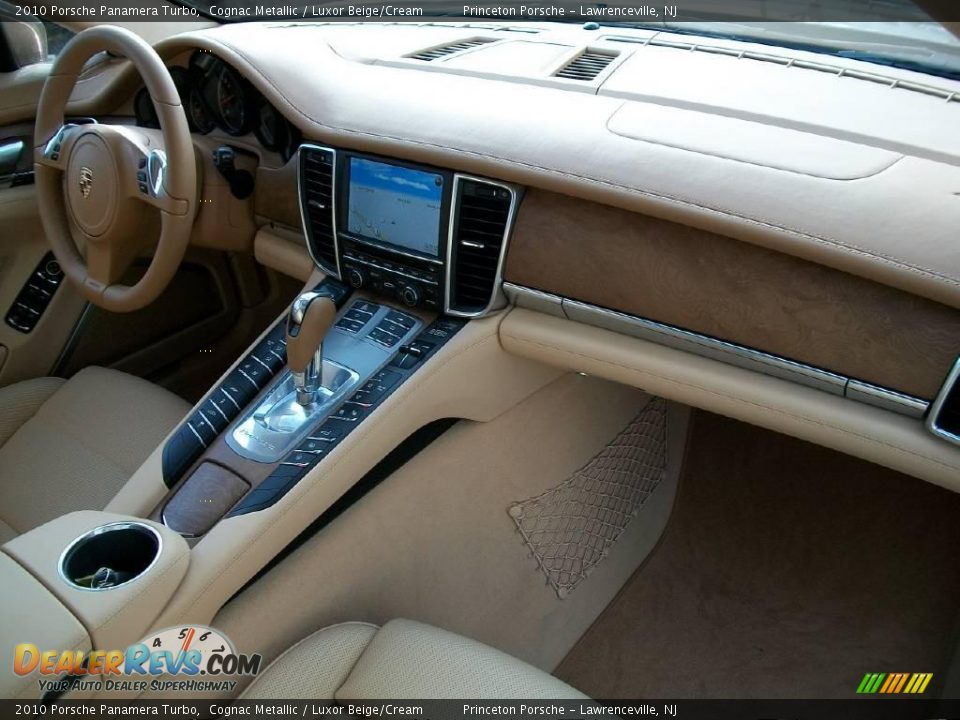2010 Porsche Panamera Turbo Cognac Metallic / Luxor Beige/Cream Photo #30