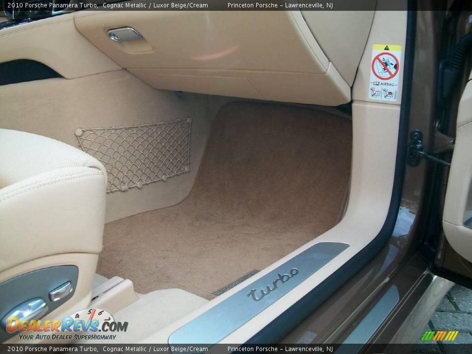 2010 Porsche Panamera Turbo Cognac Metallic / Luxor Beige/Cream Photo #31