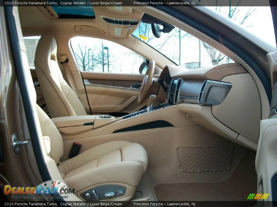 2010 Porsche Panamera Turbo Cognac Metallic / Luxor Beige/Cream Photo #32