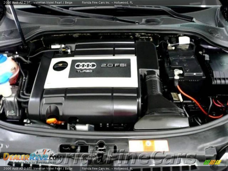 2006 Audi A3 2.0T Venetian Violet Pearl / Beige Photo #9