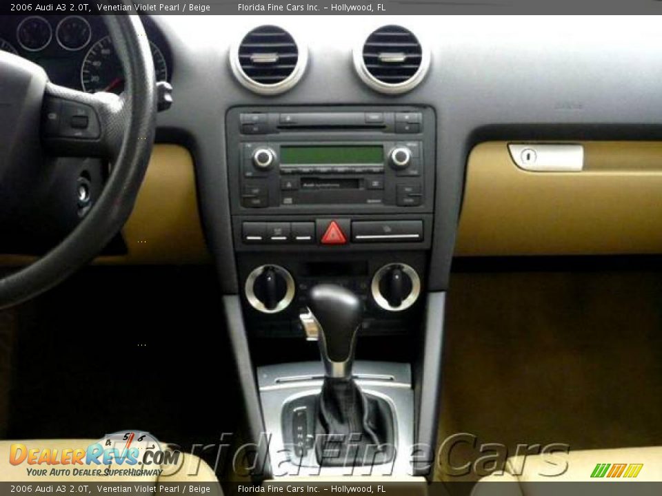2006 Audi A3 2.0T Venetian Violet Pearl / Beige Photo #18