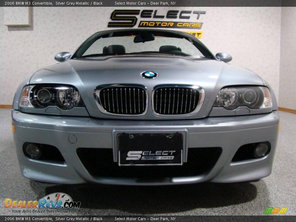 2006 BMW M3 Convertible Silver Grey Metallic / Black Photo #2