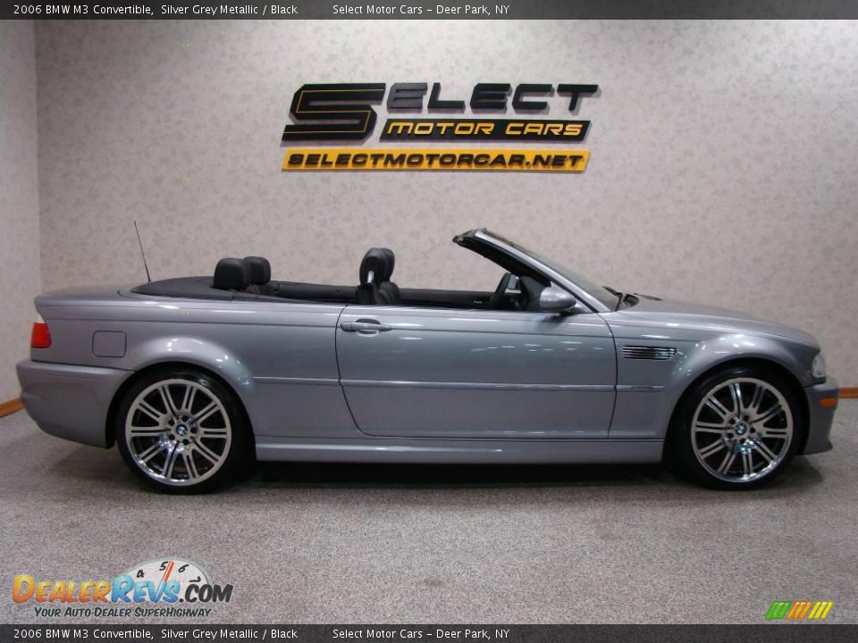 2006 BMW M3 Convertible Silver Grey Metallic / Black Photo #4