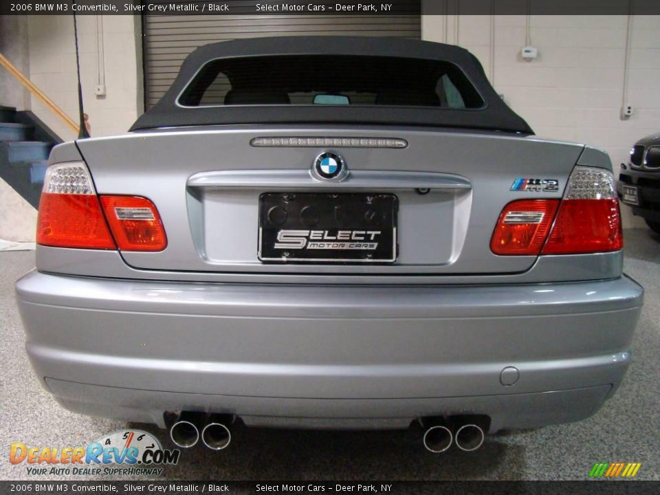 2006 BMW M3 Convertible Silver Grey Metallic / Black Photo #5