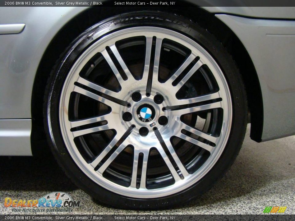 2006 BMW M3 Convertible Silver Grey Metallic / Black Photo #6