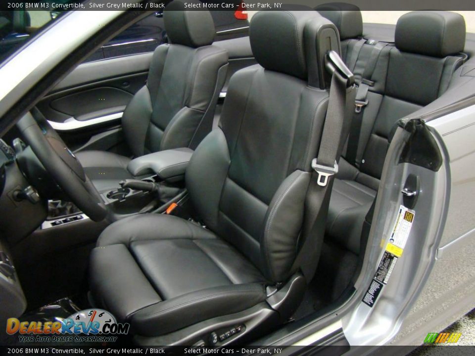 2006 BMW M3 Convertible Silver Grey Metallic / Black Photo #7