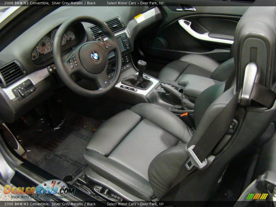 2006 BMW M3 Convertible Silver Grey Metallic / Black Photo #8