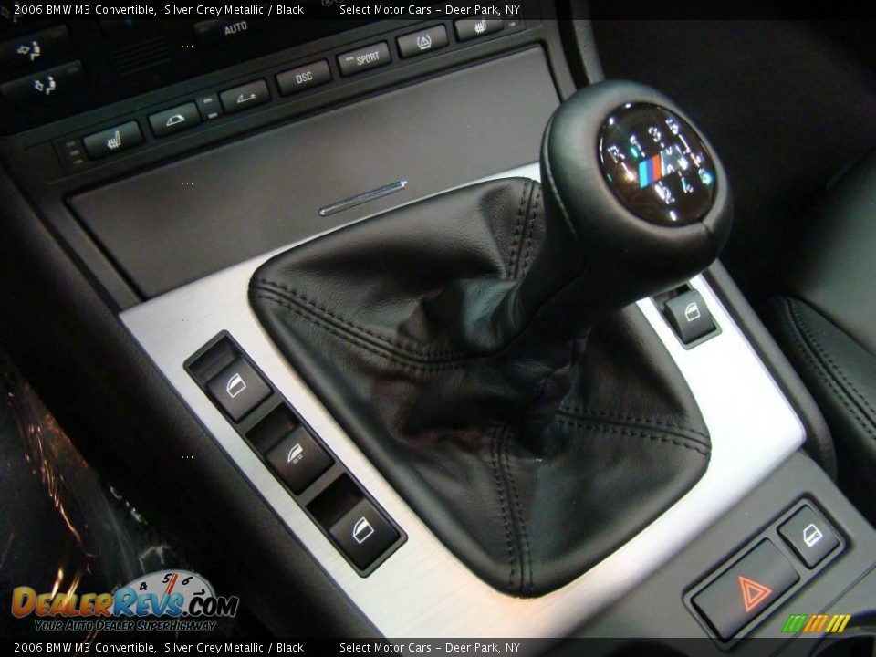 2006 BMW M3 Convertible Silver Grey Metallic / Black Photo #11