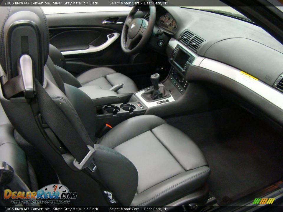 2006 BMW M3 Convertible Silver Grey Metallic / Black Photo #12