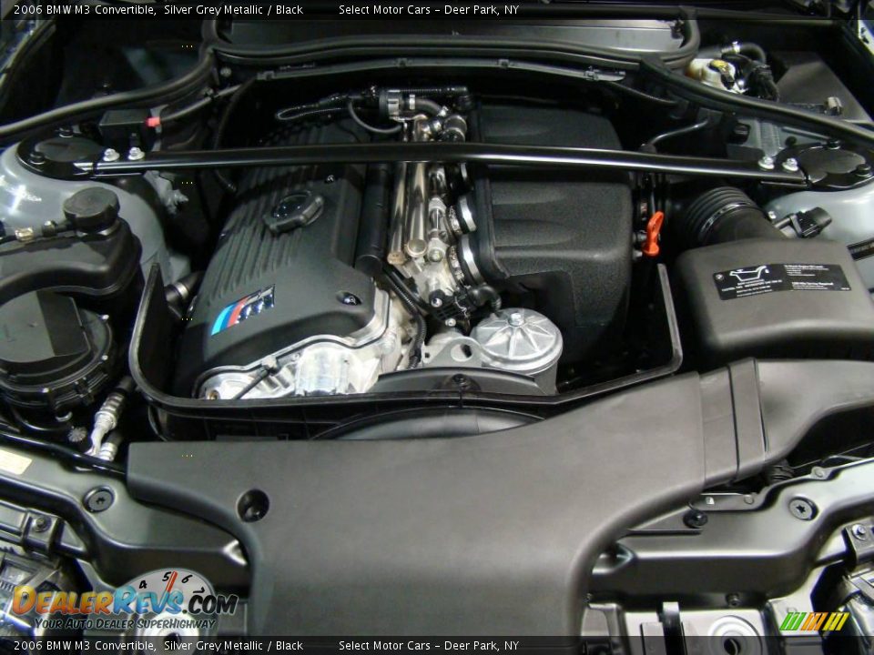 2006 BMW M3 Convertible Silver Grey Metallic / Black Photo #14