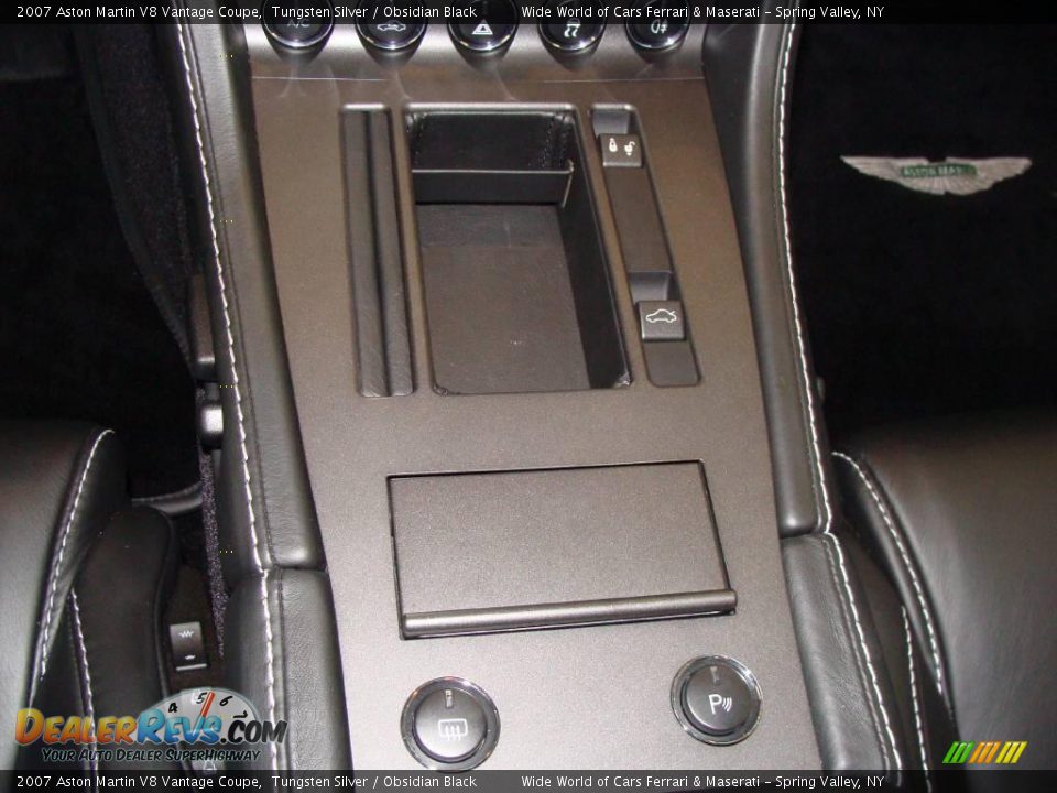2007 Aston Martin V8 Vantage Coupe Tungsten Silver / Obsidian Black Photo #20