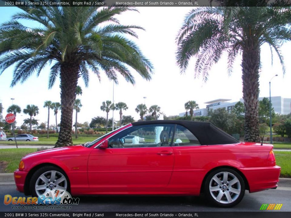 2001 BMW 3 Series 325i Convertible Bright Red / Sand Photo #1