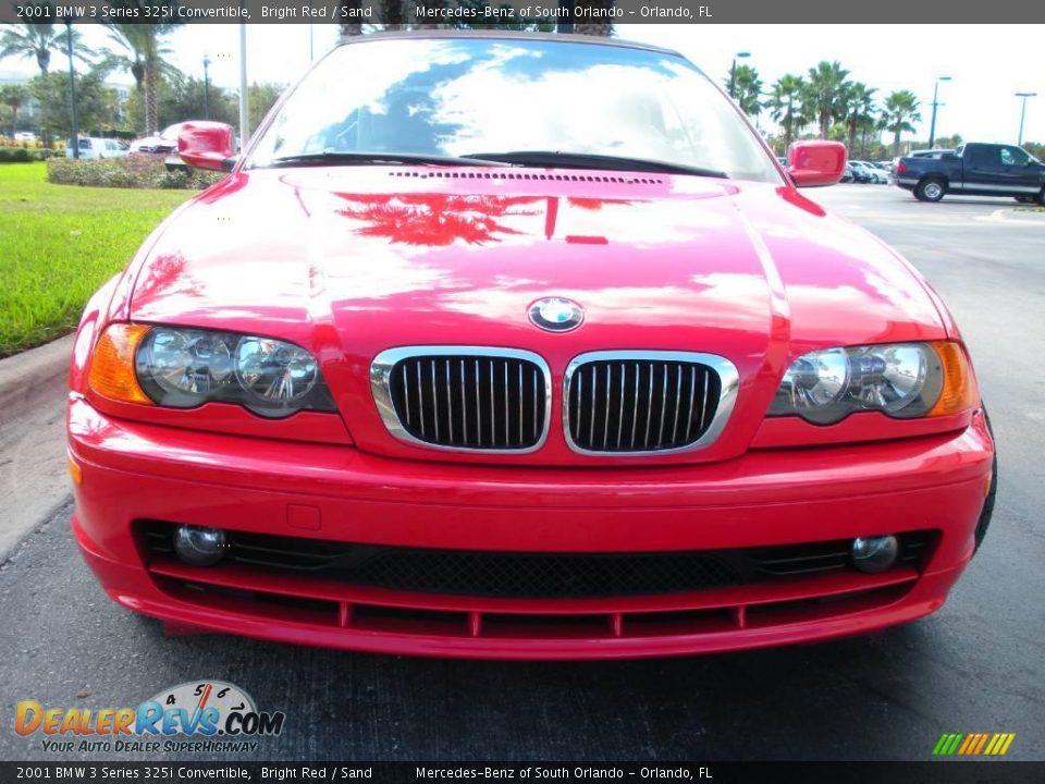 2001 BMW 3 Series 325i Convertible Bright Red / Sand Photo #3