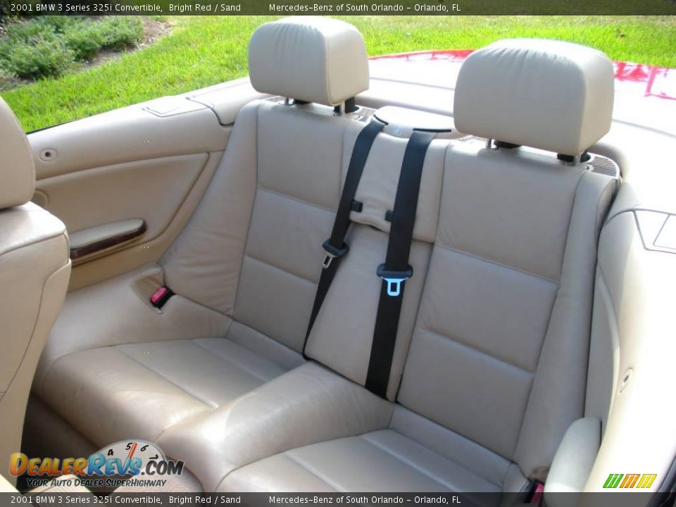 2001 BMW 3 Series 325i Convertible Bright Red / Sand Photo #18